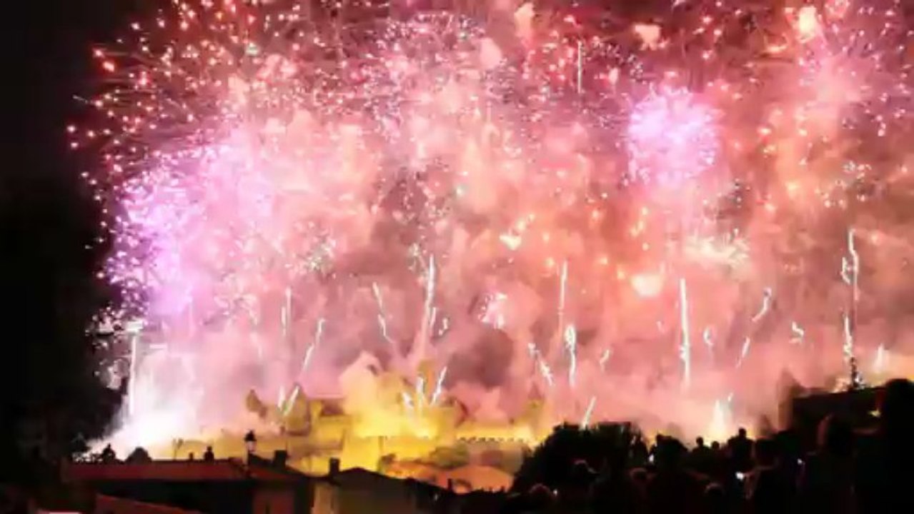Feu d'artifice Carcassonne 2013 (Le bouquet final )