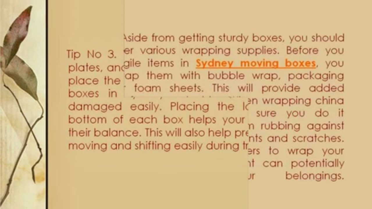 Moving Boxes in Sydney | 5 Things to Remember When Packing Fragile Items in Sydney Moving Boxes