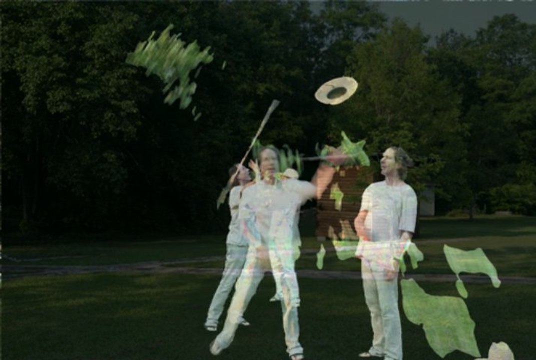 Dancing in the backyard
