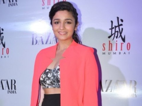 Alia Bhatt unveils the cover of Harpers Bazaar
