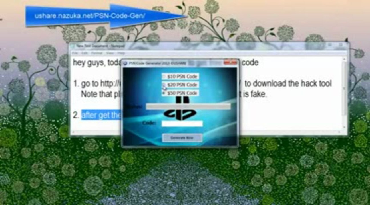 psn code generator 2013 psn free codes 2013 { Mediafire Link }