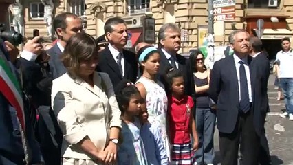 Napoli - Il Premio Ammaturo 2013 alla Squadra Antirapina -2- (15.07.13)