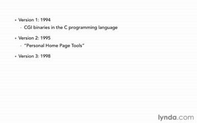 01.02.The history of PHP