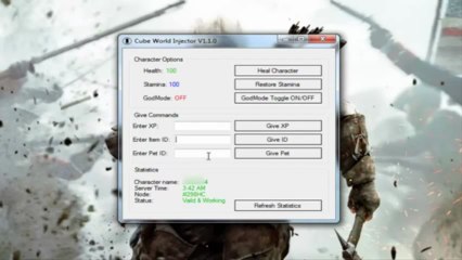 Cube World Injector Hack Updated As Of July 2013