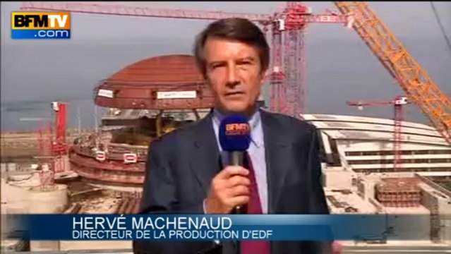 Le dôme de l'EPR de Flamanville posé sur le bâtiment réacteur - 16/07