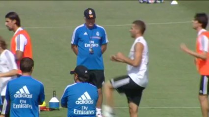 Segundo entrenamiento de pretemporada del Real Madrid