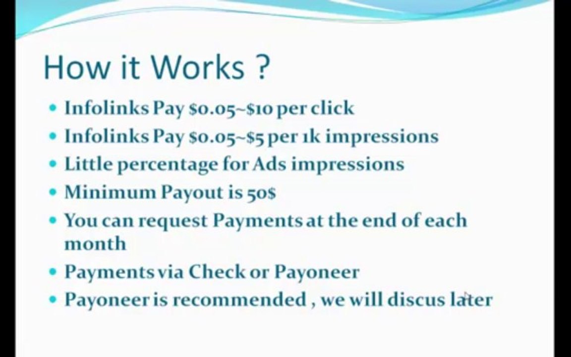 Part - 1: How to Make Money with Infolinks