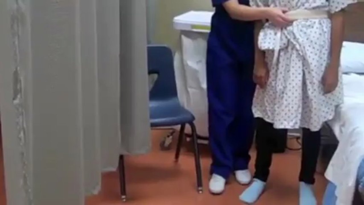 CNA Training Assisting with ambulation
