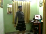 Cute Indian Teenage Girl Dancing at Home for Hindi movie song !!