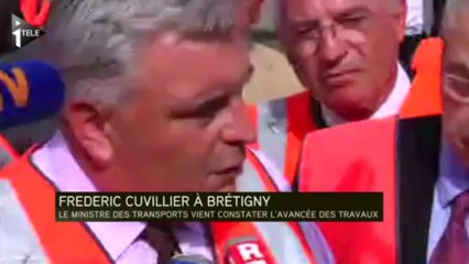 Frédéric Cuvilier à Bretigny : "C'est un travail considérable"