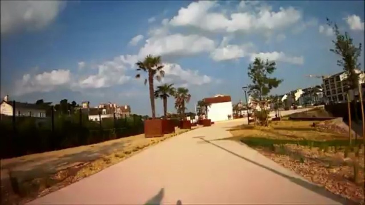 jardin botanique pornic en tricycle couché