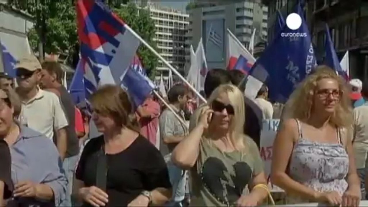 Huelga general en Grecia contra los recortes públicos