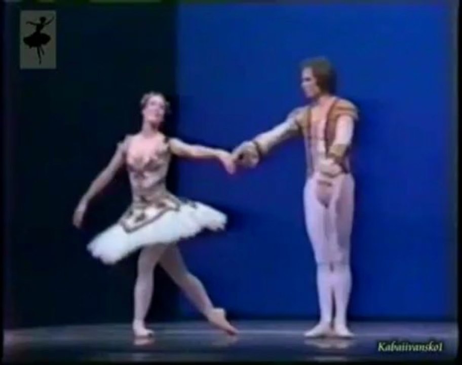 Па де де из "Спящей красавицы" с К. Кейн.