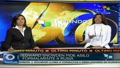 Edward Snowden solicitó oficialmente asilo provisional a Rusia