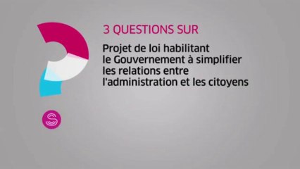 [Questions sur] Projet de loi habilitant le Gouvernement à simplifier les relations entre l'administration et les citoyens