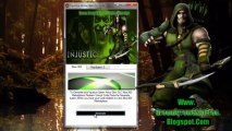 Injustice Gods Among Us Green Arrow Skin Dlc Redeem Codes - Xbox 360,PS3