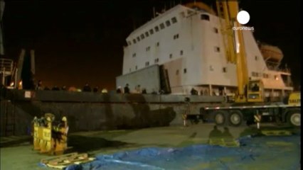 A ship carrying missiles to North Korea seized in Panama.