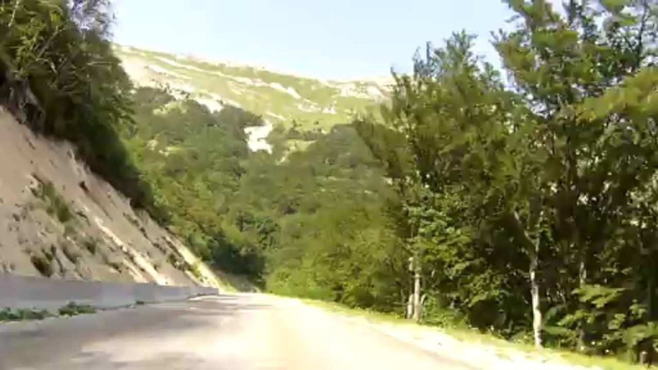 Montée du col de Rousset
