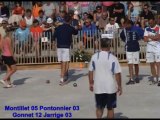 Quarts de finale 1D, Championnat de France Doubles, Sport-Boules, Le Puy en Velay 2013