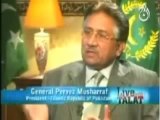 General Pervez Musharrad with Syed Talat Hussain - 4 (AAJ TV 2007)