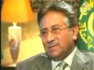 General Pervez Musharrad with Syed Talat Hussain - 7 (AAJ TV 2007)