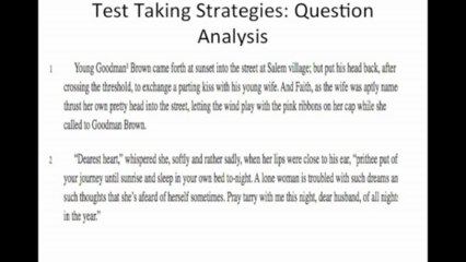 Best Test Taking Strategies