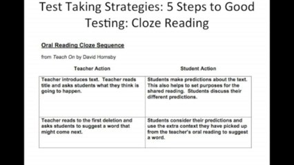 Best Test Taking Strategies