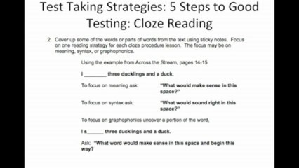 Best Test Taking Strategies