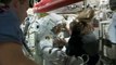 NASA aborts spacewalk after leak into astronaut's helmet