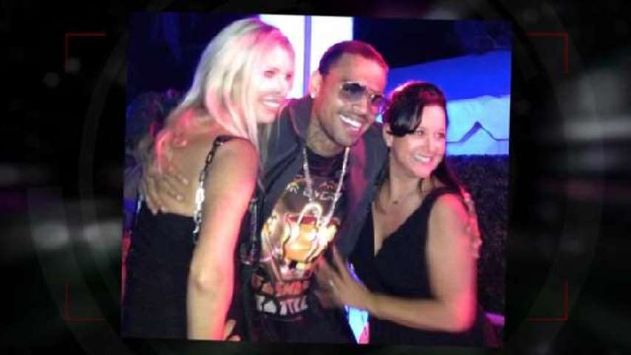 Chris Brown Parties After A Day In Court