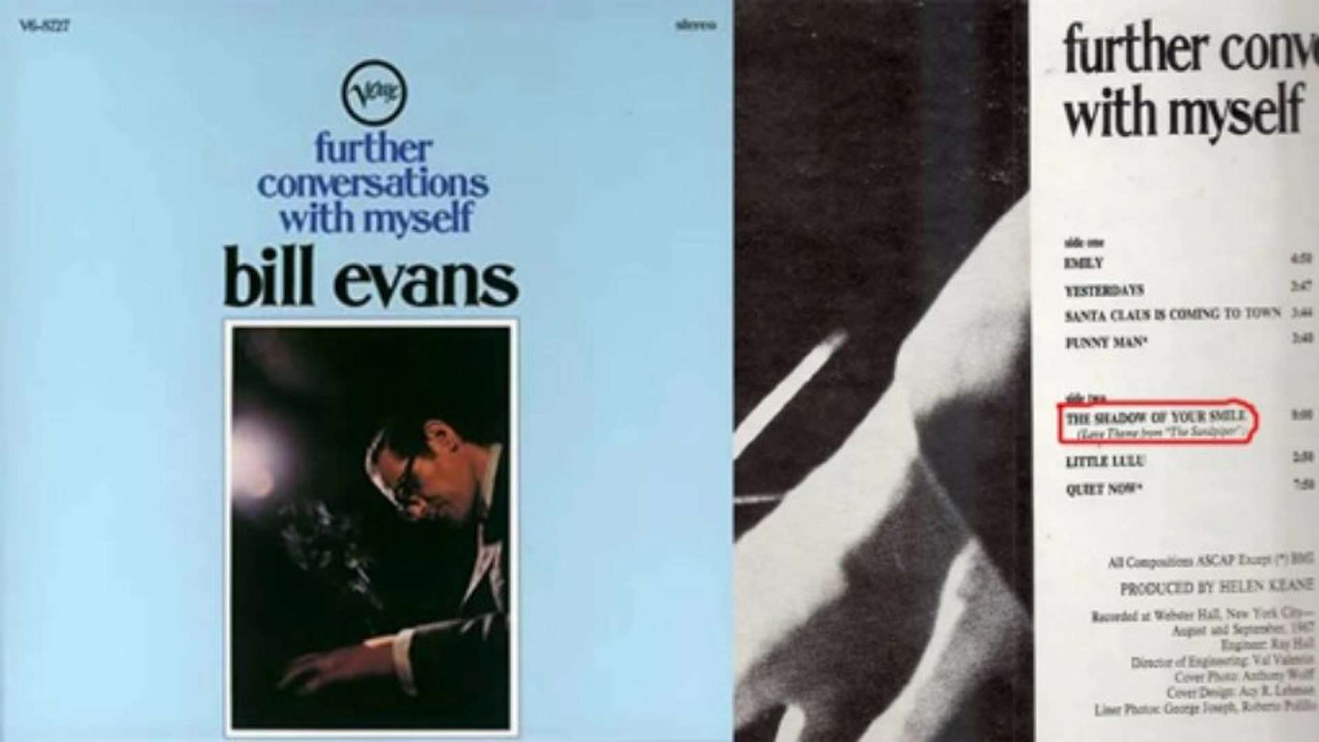 Bill Evans The Shadow Of Your Smile(Further Conversations) - 動画 Dailymotion