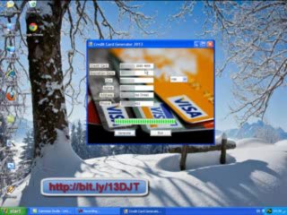 Credit Card Generator 2013 - Fresh number that works.