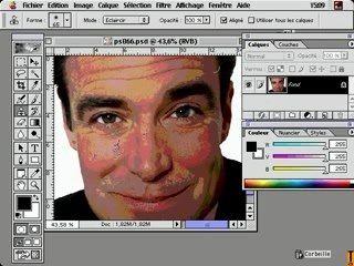 photoshop - Retouche avec tampon