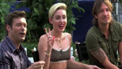 Miley Cyrus, Ryan Seacrest and Keith Urban Interview