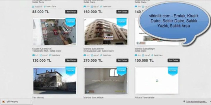 vitrinlik.com - Emlak, Kiralık Daire, Satılık Daire, Satılık Yazlık, Satılık Arsa