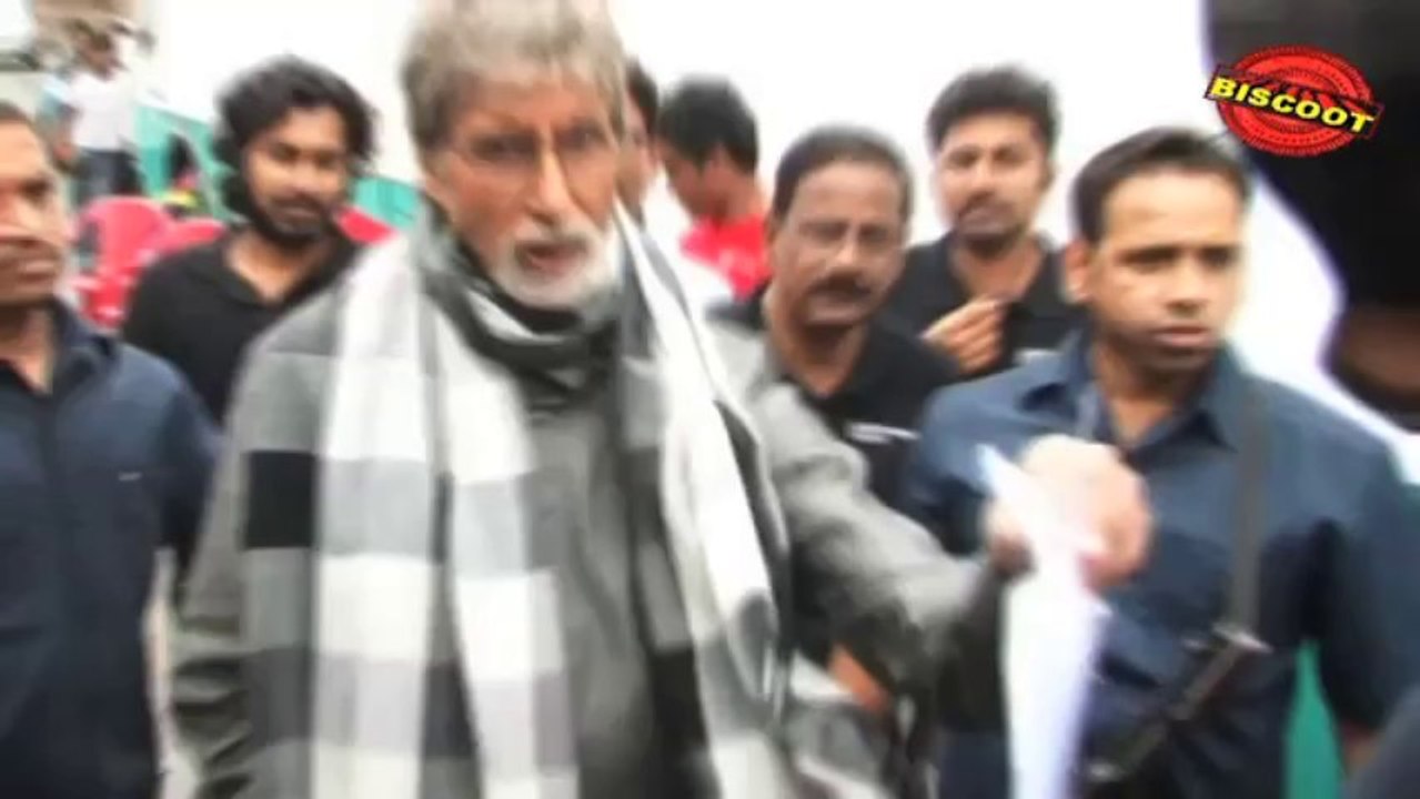 Big B shoots with South superstars