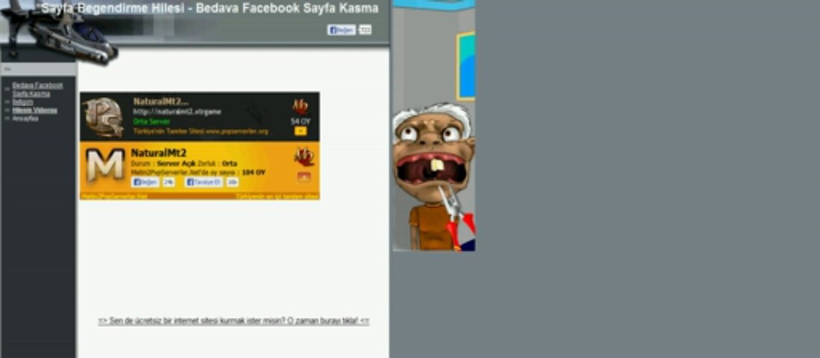 TEK ÇALIŞAN FACEBOOK SAYFA KASMA HİLESİ