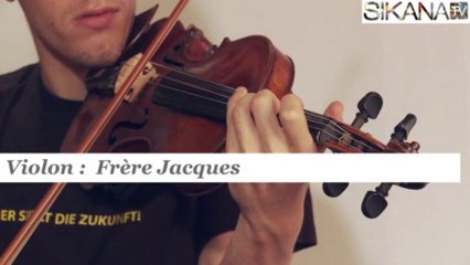 Cours violon : Frère Jacques - HD