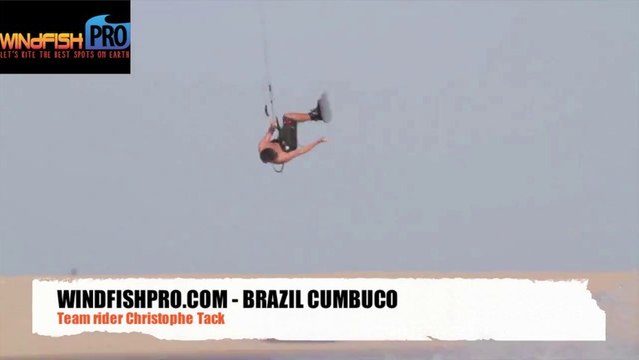 Kitesurfing holiday Brazil - Windfish PRO rider Christophe Tack