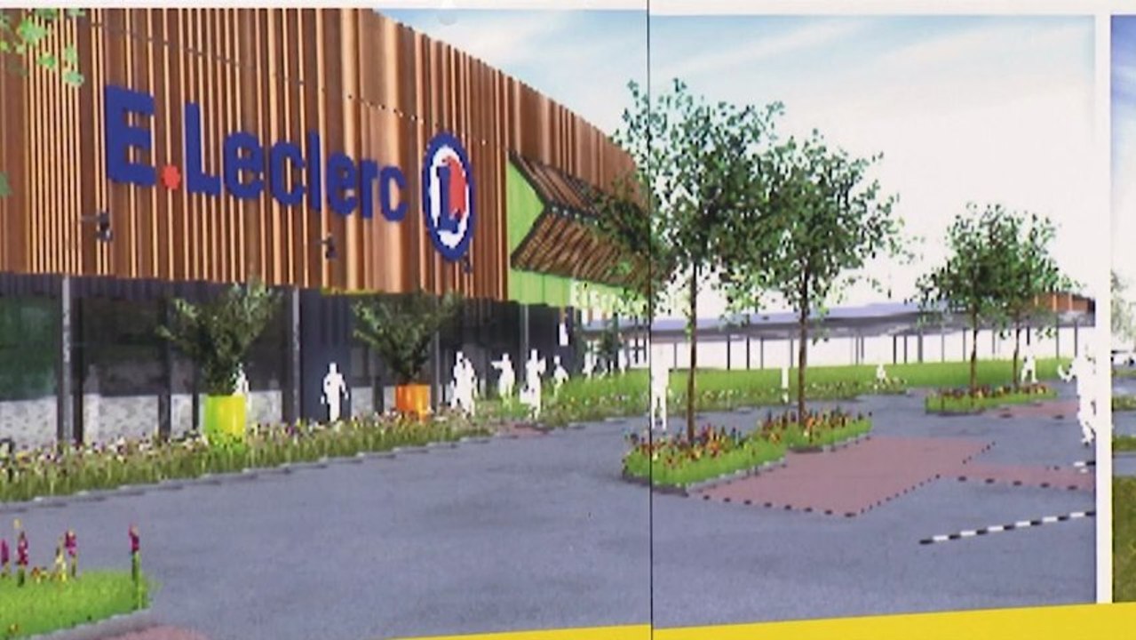 Luçon: une surface de 5.500 m² pour le nouveau Leclerc