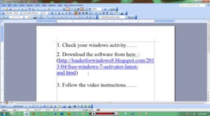 Windows 7 New Activator [DOWNLOAD LINK IN ABOUT TAB].