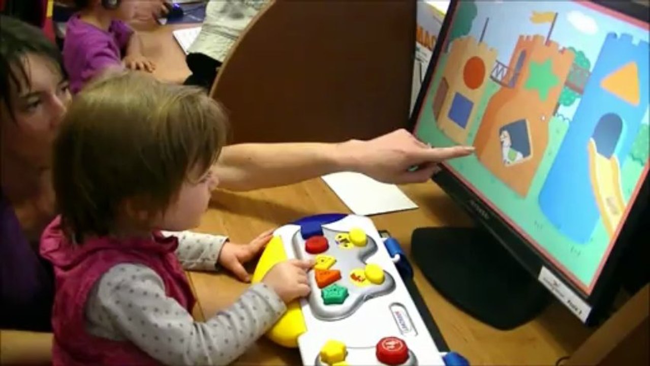 Clavier des bébés à la Cyber-base