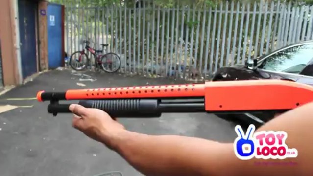 toyloco.co.uk P788 BB Gun Cyma Pump Action Shotgun Orange