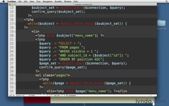 16.01.Adding pages to the navigation subjects
