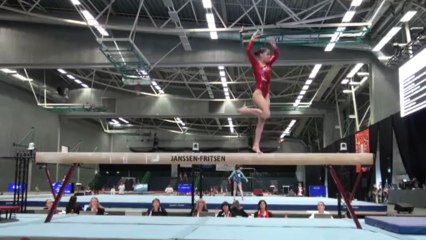 FFGYM - Louise Vanhille, 2013 FOJE, Poutre