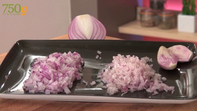 Ciseler une échalote ou un oignon - 750 Grammes