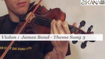 Cours violon : James Bond - Theme song 3 - HD
