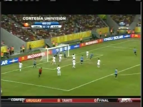 2013 (June 23) Uruguay 8-Tahiti 0 (Confederations Cup)