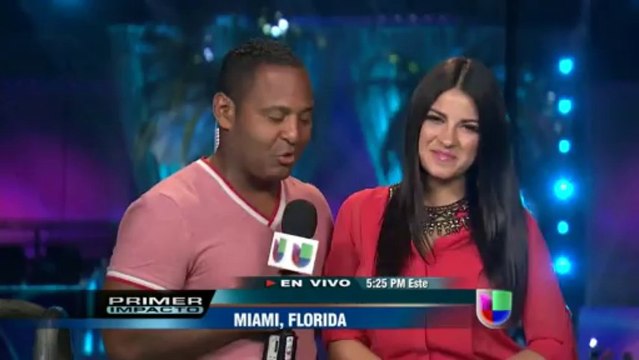 Entrevista Maite Perroni en los ensayos de PJ