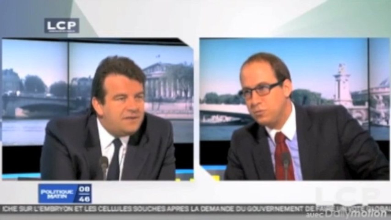 Thierry Solère (UMP) débat avec Nicolas Bays (PS) sur LCP